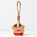 CouldNook Christmas Plush Charm - Festive Characters and Wrapped Cord Loops