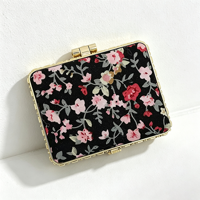 CouldNook Floral Compact Mirror - Three Double-Sided Folding Shapes