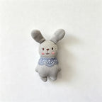 CouldNook Fabric Fridge Magnet - Padded Woodland Figures and Stitched Faces