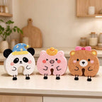 CouldNook Animal Dishwashing Sponge - Printed Face And Faucet-Hugging Notch