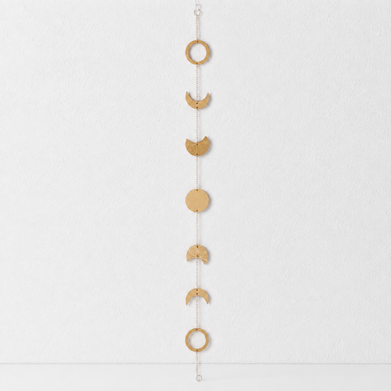 CouldNook Wood Bead Tassel Wall Hanging - Celestial Designs