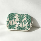 CouldNook Embroidered Double-Layer Pouch - Eight Botanical Designs Collection