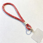 CouldNook Rhinestones Set Wrist Phone Strap with Wide Stone-Set Line
