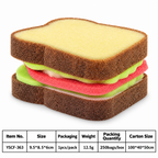 Sandwich Dishwashing Sponge with Layered Filling Details