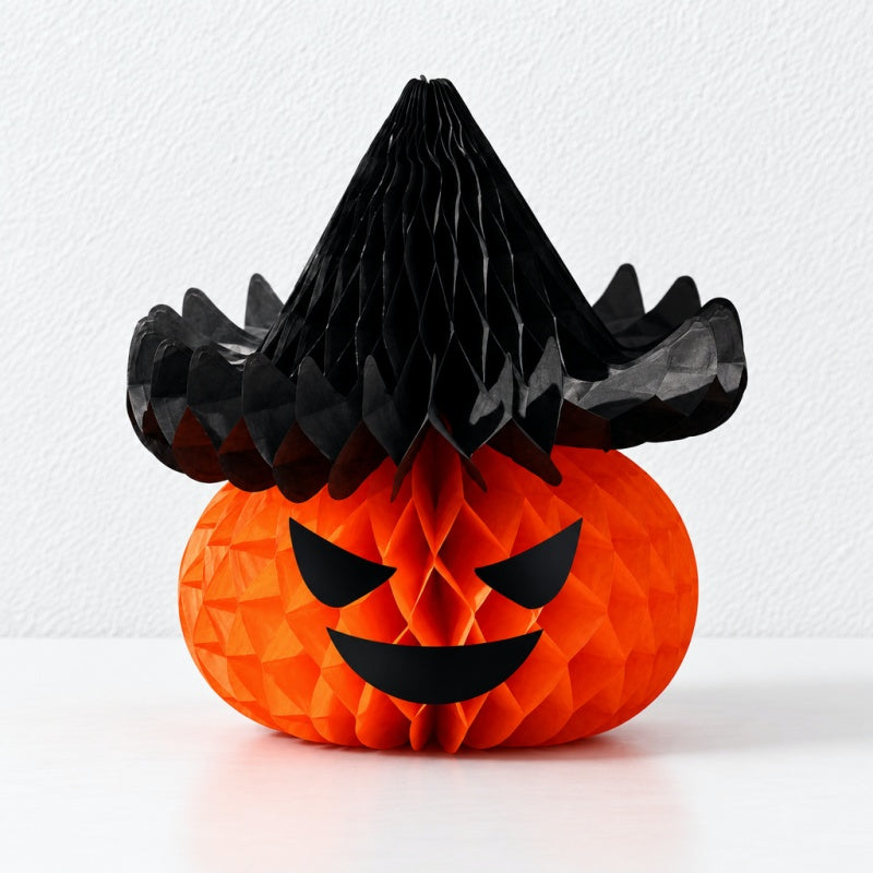 CouldNook Halloween Honeycomb Decoration - Folded Paper Pumpkins And Ghosts