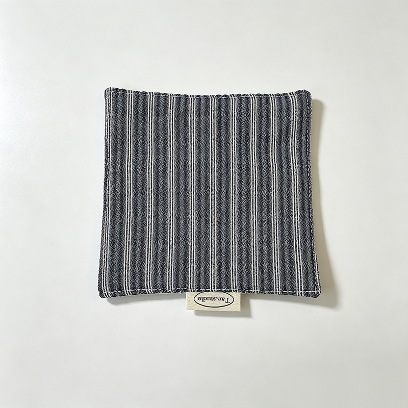 CouldNook Checked Drink Coaster - Warm Table Accent