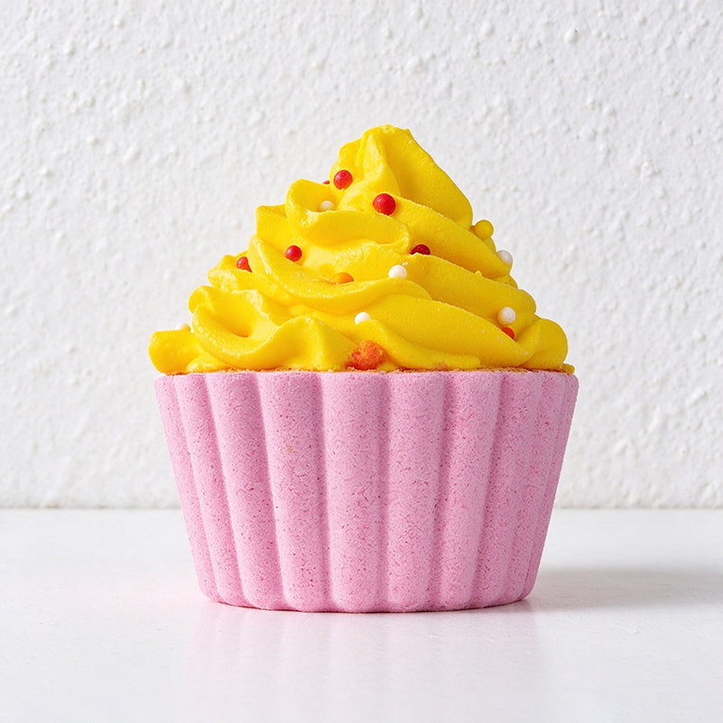Cupcake Bath Bomb - Swirled Top and Sprinkle Details