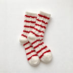 CouldNook Textured Winter Socks - Stripe Patterns And Cable Knit Options