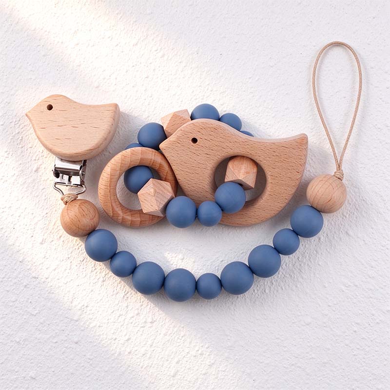 CouldNook Beaded Teether - Animal Shapes and Matching Clip Choices