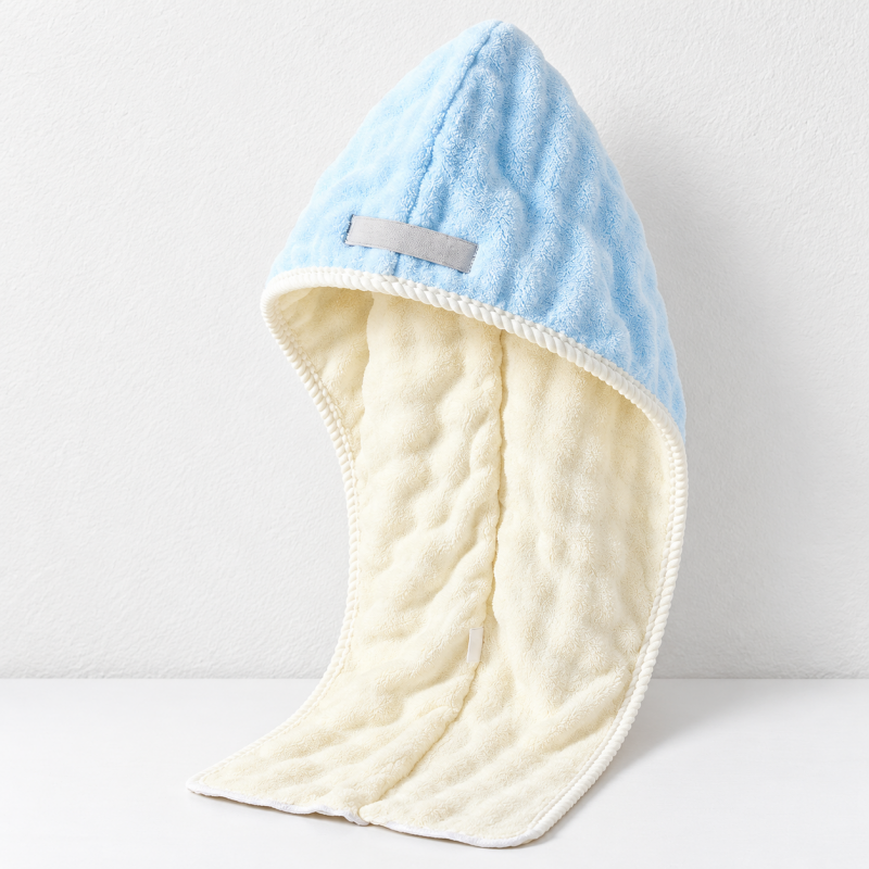 CouldNook Double-Layer Hair Wrap - Wide Fleece Tail