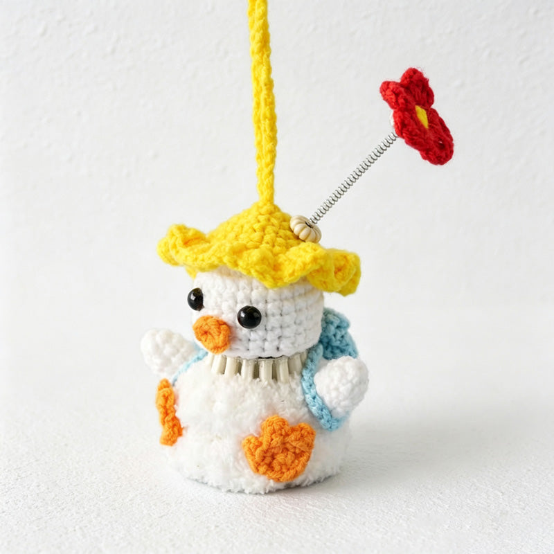 CouldNook Yarn Duck Hanging Ornament - Seasonal Costume Details