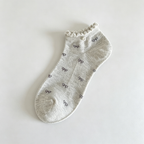 CouldNook Ruched Soft Ballet Socks - Lounge Shoe Accent