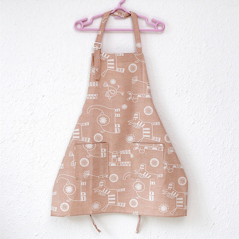 CouldNook Canvas Kitchen Apron - Patterned Adjustable Bib