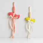 CouldNook Fish Bell Hanging - Ribbon Bow And Long Draping Tails