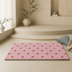 CouldNook Heart Print Entrance Mat - Five Color Choices