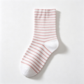 CouldNook Cozy Cotton Striped Sleep Socks - Bedtime Footwear Accent