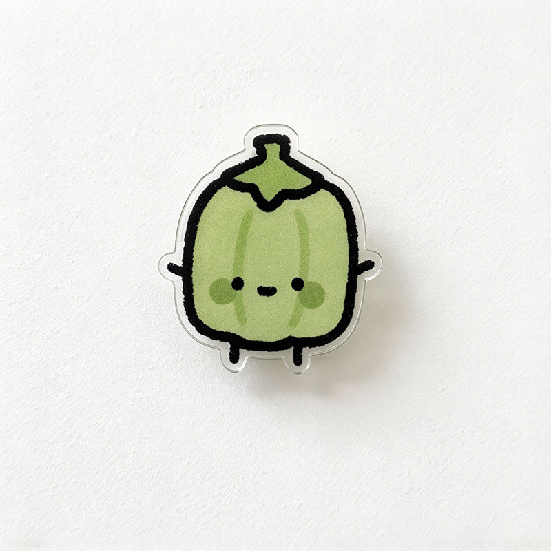 CouldNook Food Character Memo Clip - Tiny Faces And Vegetable Shapes