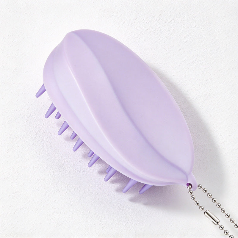 CouldNook Starfruit Shampoo Brush - Ridged Palm Grip And Tapered Bristles
