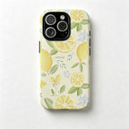 CouldNook Lemon Pattern Phone Case - Fresh Fruit Print Cover