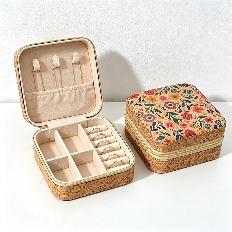 CouldNook Patterned Stackable Travel Jewelry Case - Thoughtful Travel Companion
