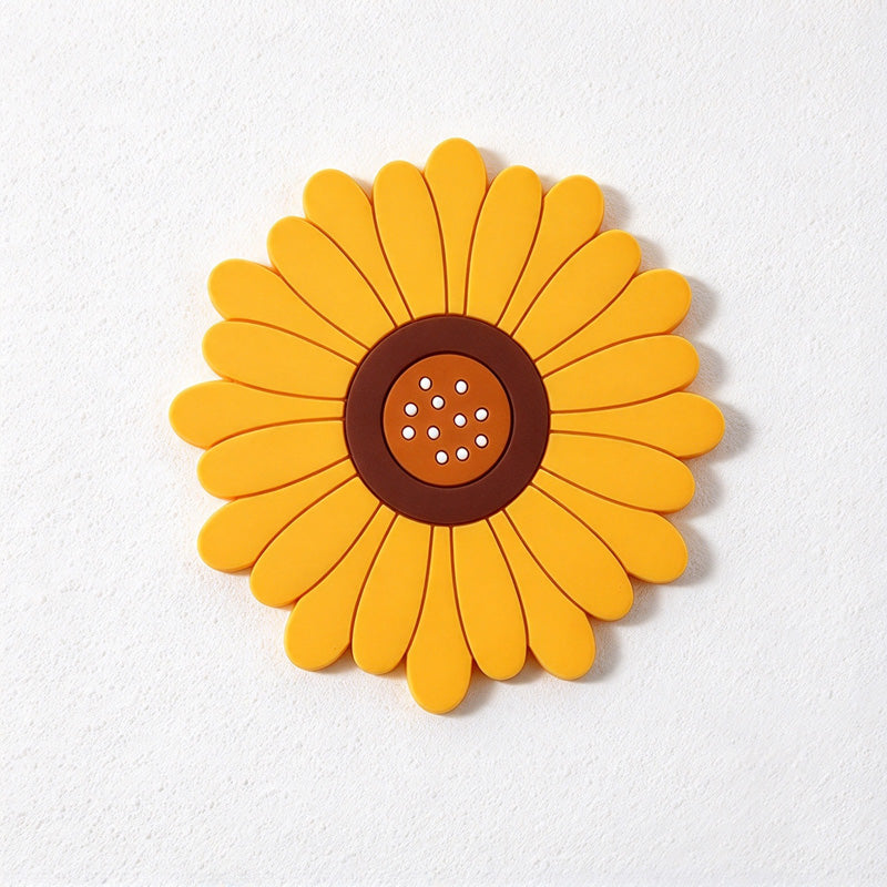 CouldNook Patterned Coaster - Sunflower Petals and Cherry Blossom Shapes