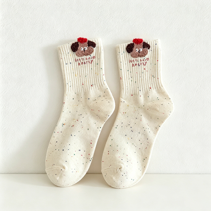 CouldNook Rabbit Pet Crew Socks - Playful Daily Accent