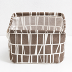 CouldNook Foldable Fabric Storage Basket - Printed Open-Top Designs