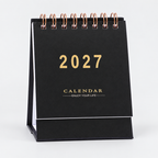 CouldNook 2027 Gold Foil Mini Desk Calendar - Assorted Colors