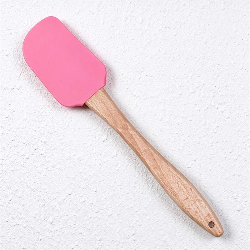 CouldNook Christmas Silicone Spatula - Printed Head and Beech Handle