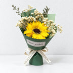 CouldNook Sunflower Car Fragrance Bouquet - Ribbon Wrapped