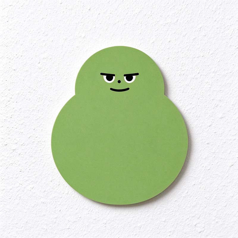 CouldNook Character Sticky Notes - Shaped Color Blocks And Expressive Faces