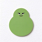 CouldNook Character Sticky Notes - Shaped Color Blocks And Expressive Faces