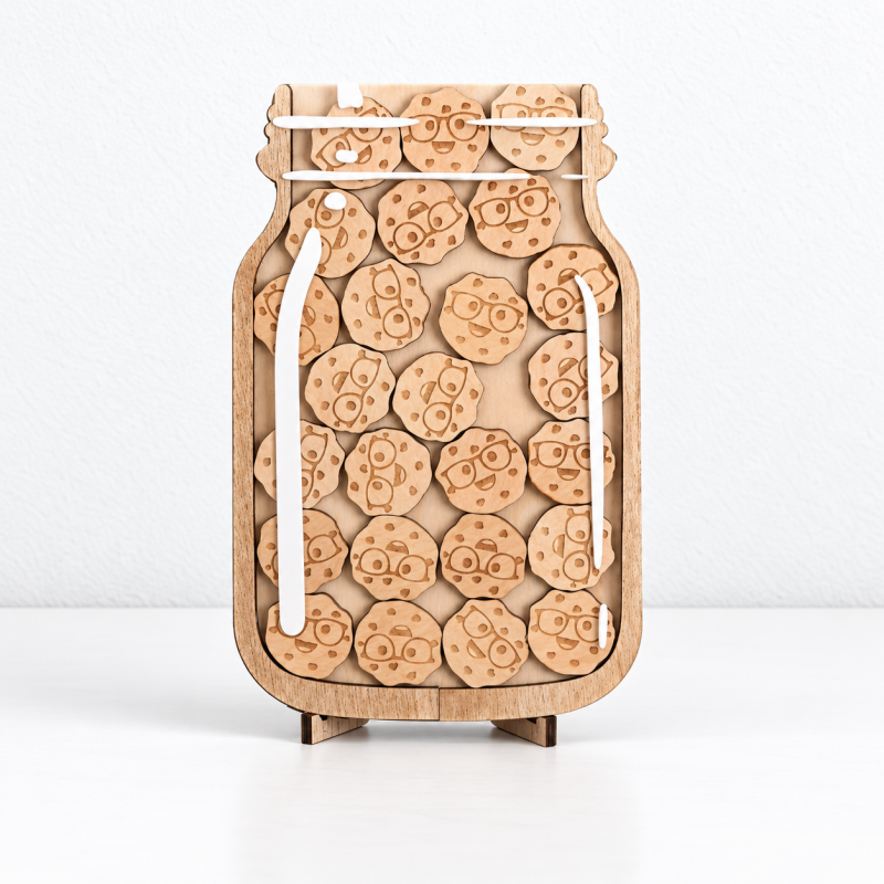 CouldNook Reward Jar - Visible Token Display And Playful Themed Designs