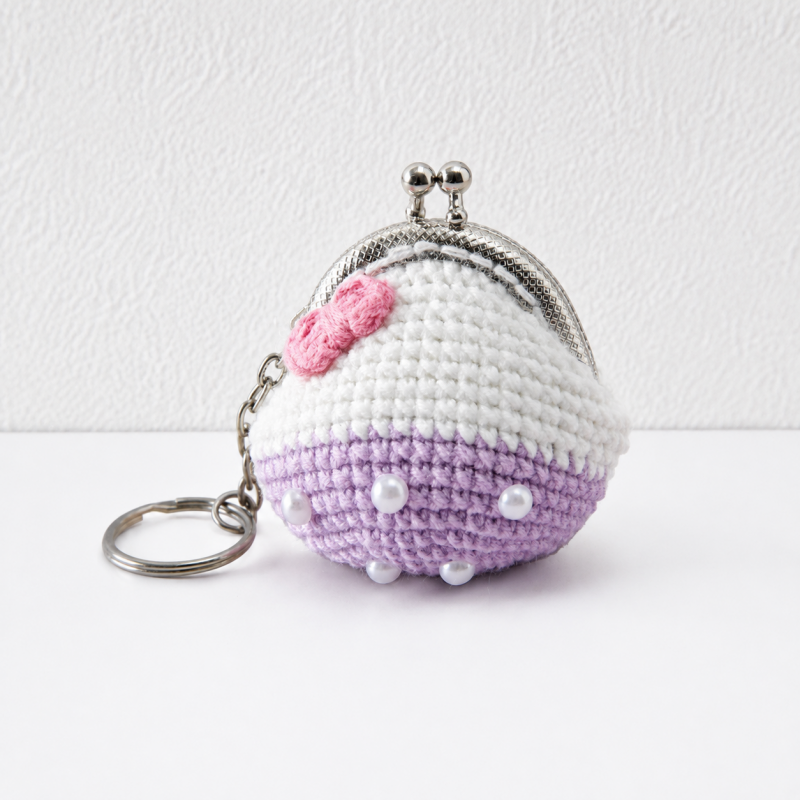 CouldNook Animal Coin Purse Keychain - Kiss Lock Closure