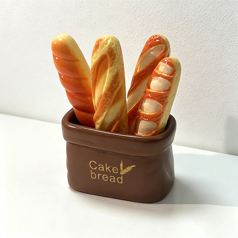 CouldNook 3D Miniature Food Fridge Magnets - Cute Kitchen Decor (Set of 6)