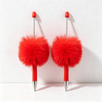 CouldNook Pen-Cute Pom Pom Beaded Ballpoint Pen DIY Creative Plush Ballpoint Pen for Gift & Office