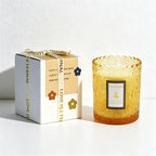 CouldNook Scented Candles - French Embossed Glass Scalloped Candle