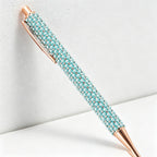 CouldNook Bling Rhinestone Ballpoint Pen - Sparkly Retractable Metal Pen (1.0mm)