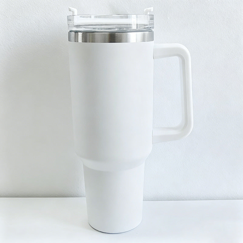CouldNook 40oz Rhinestone Cow Print Tumbler-Stainless Steel Vacuum Insulated Ice Tumbler with Handle & Straw