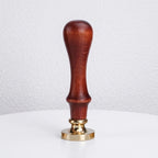 CloudNook Wax Seal Stamp Set-Faux Wooden Handle Brass Head