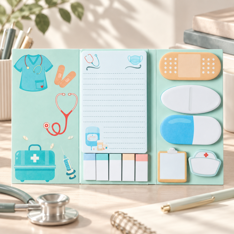 CouldNook Themed Sticky Note Set - Illustrated Combination Pack