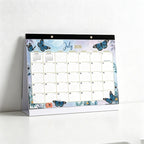 English 2026-2027 Wall Calendar - Floral Art Monthly Planner