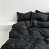 Solid Black / 150 x 200 cm