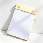 CouldNook Minimalist A5 Clipboard Notepad - Tear-Off Desk Memo Pad (150 Sheets)