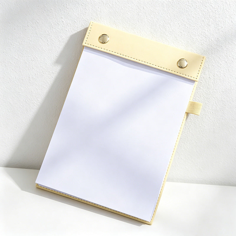 CouldNook Minimalist A5 Clipboard Notepad - Tear-Off Desk Memo Pad (150 Sheets)