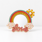 CouldNook Decorative Mirror Accessory - Sculpted Outlines And Ornamental Border Designs