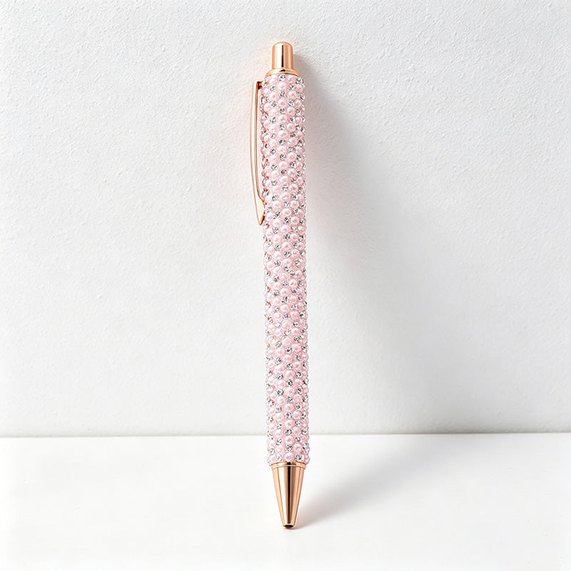 CouldNook Bling Rhinestone Ballpoint Pen - Sparkly Retractable Metal Pen (1.0mm)