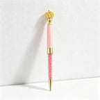 CouldNook Pen-Crown Top Retractable Metal Ballpoint Pen Cute Gift Pen for Students Office Wedding Favors