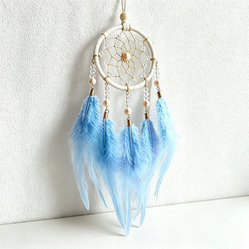 CouldNook Dreamcatcher-Mini Handmade Feather Dream Catcher Car Hanging Ornament