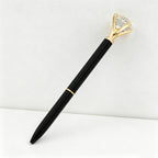 CouldNook Pen-Large Diamond Top Twist Retractable Metal Ballpoint Pen Custom Logo Gift Pen for Office Advertising School